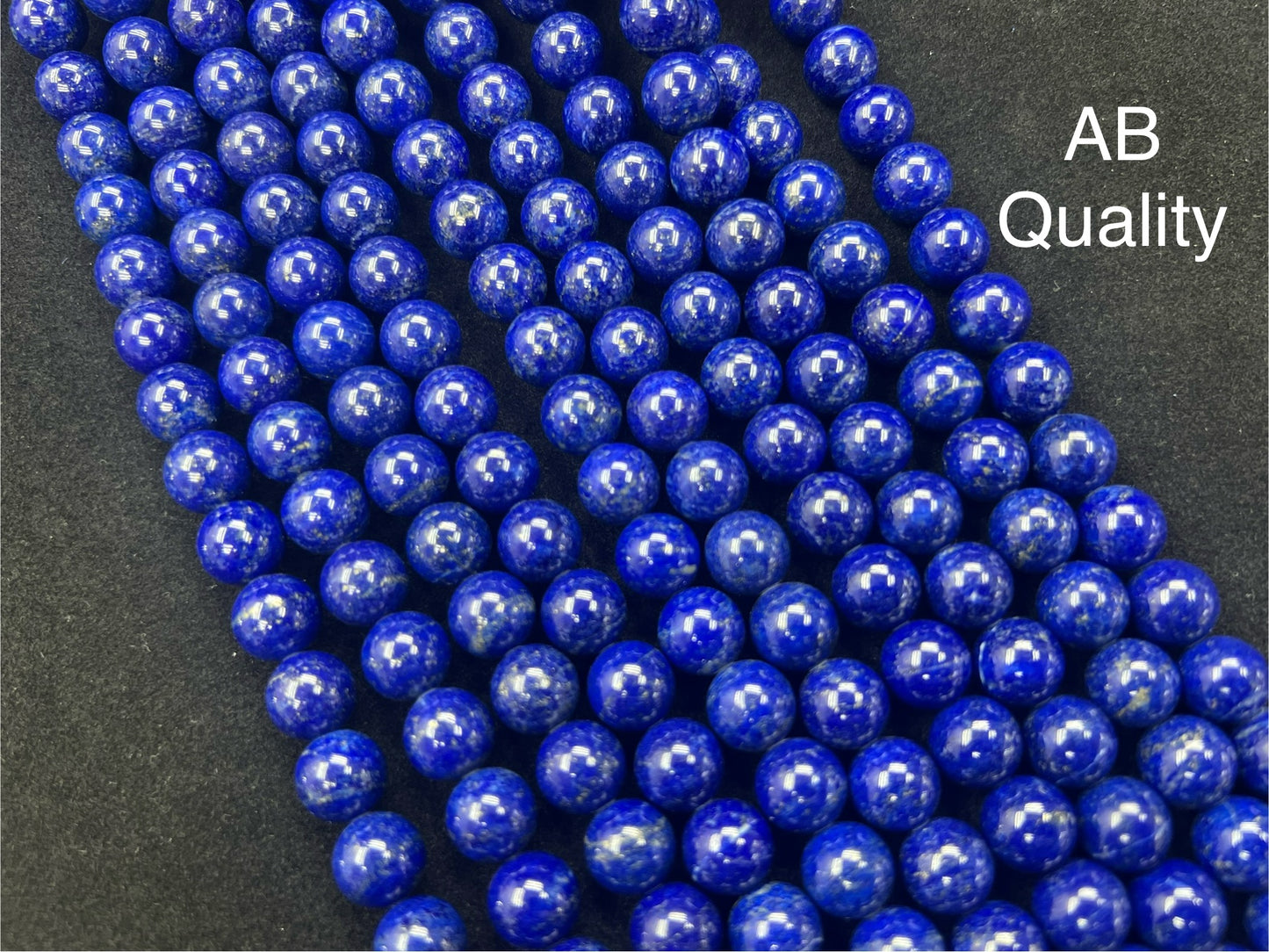 Lapis Round Beads Strand 10mm