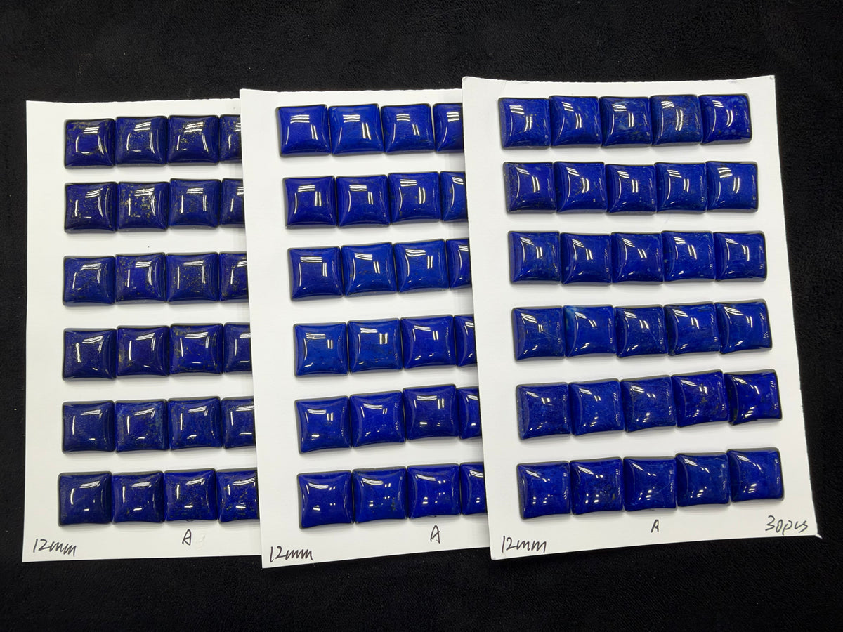 Lapis Square Cab A Grade 8mm 10mm 12mm