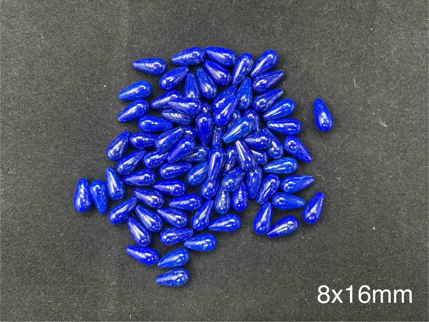 Lapis Teardrop Loose Piece 6x12mm - 10x20mm