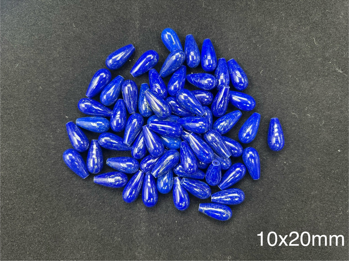Lapis Teardrop Loose Piece 6x12mm - 10x20mm