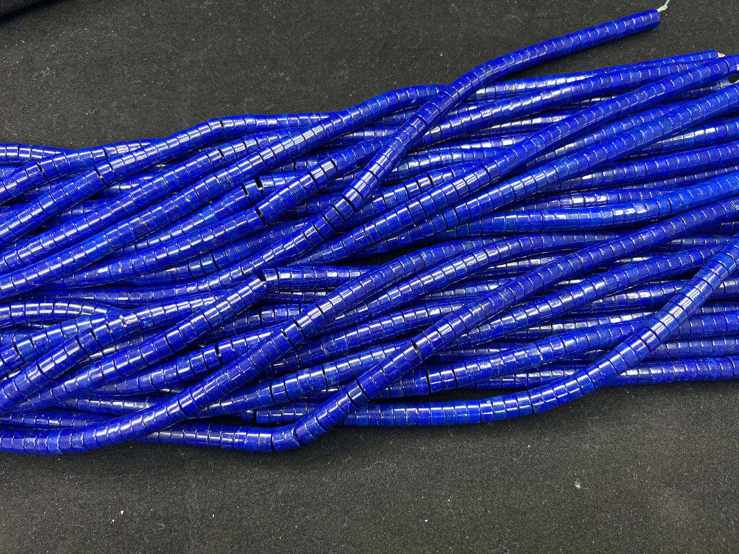 (A+) Lapis Heishi Beads Strand 8mm
