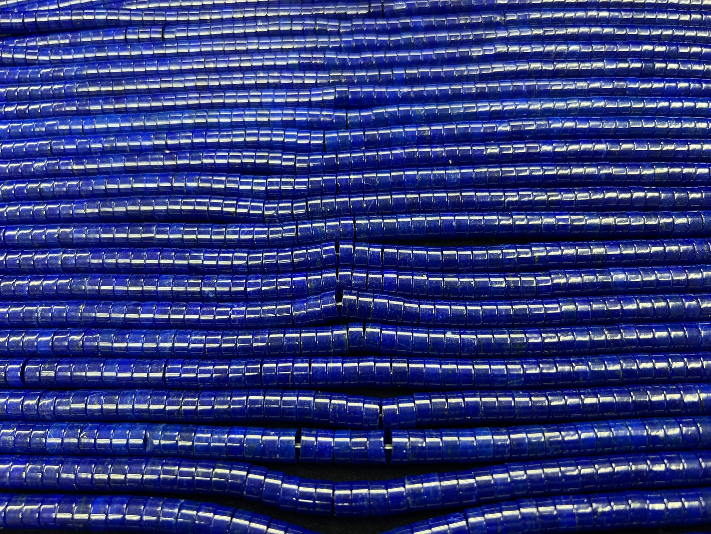 (A+) Lapis Heishi Beads Strand 8mm