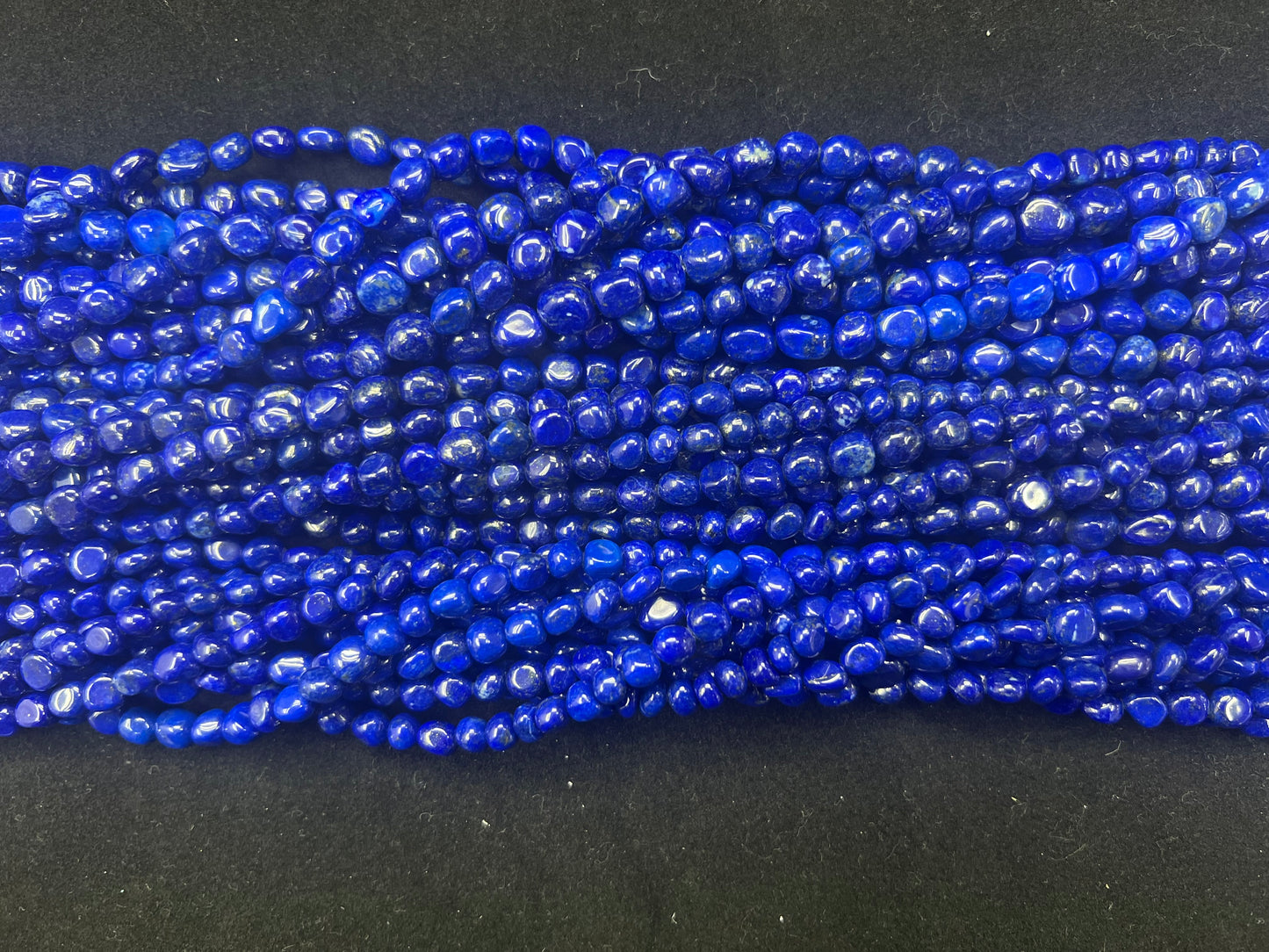 Lapis Tumble Beads Strand