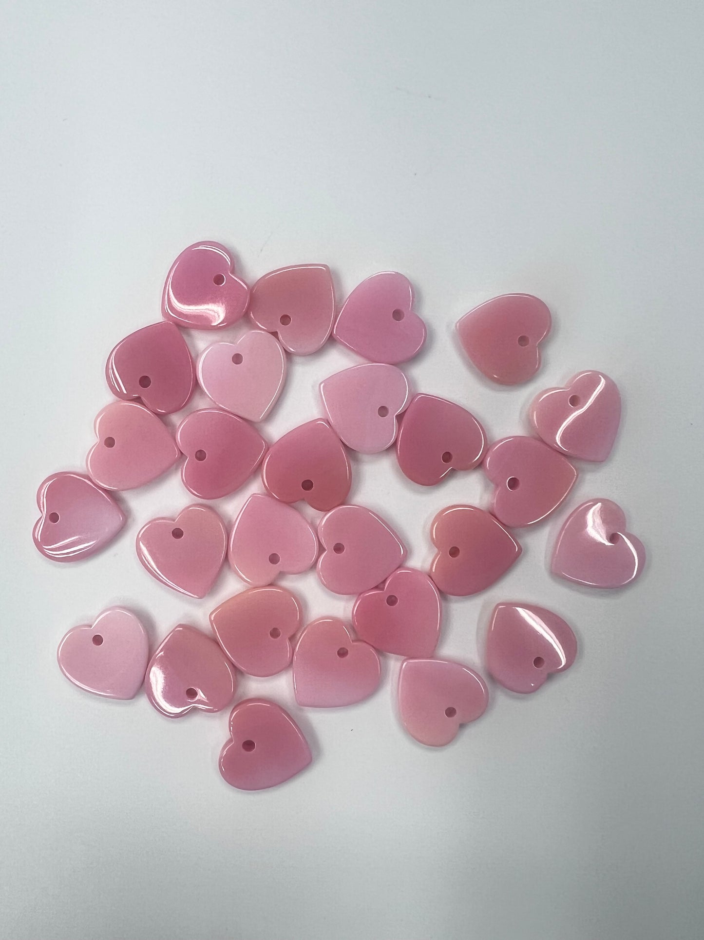 (Top) Pink Conch Shell Heart Shape Pendant 20mm~50mm