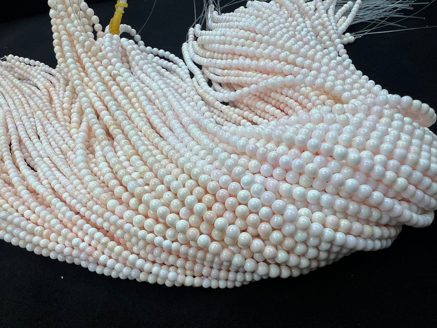 (Clearance) Pink Shell Round Beads Strand 3mm 4mm