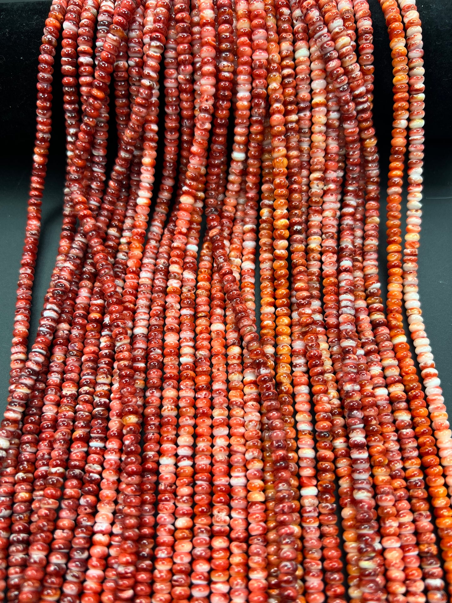 Spiny Oyster Roundelle Beads 5mm
