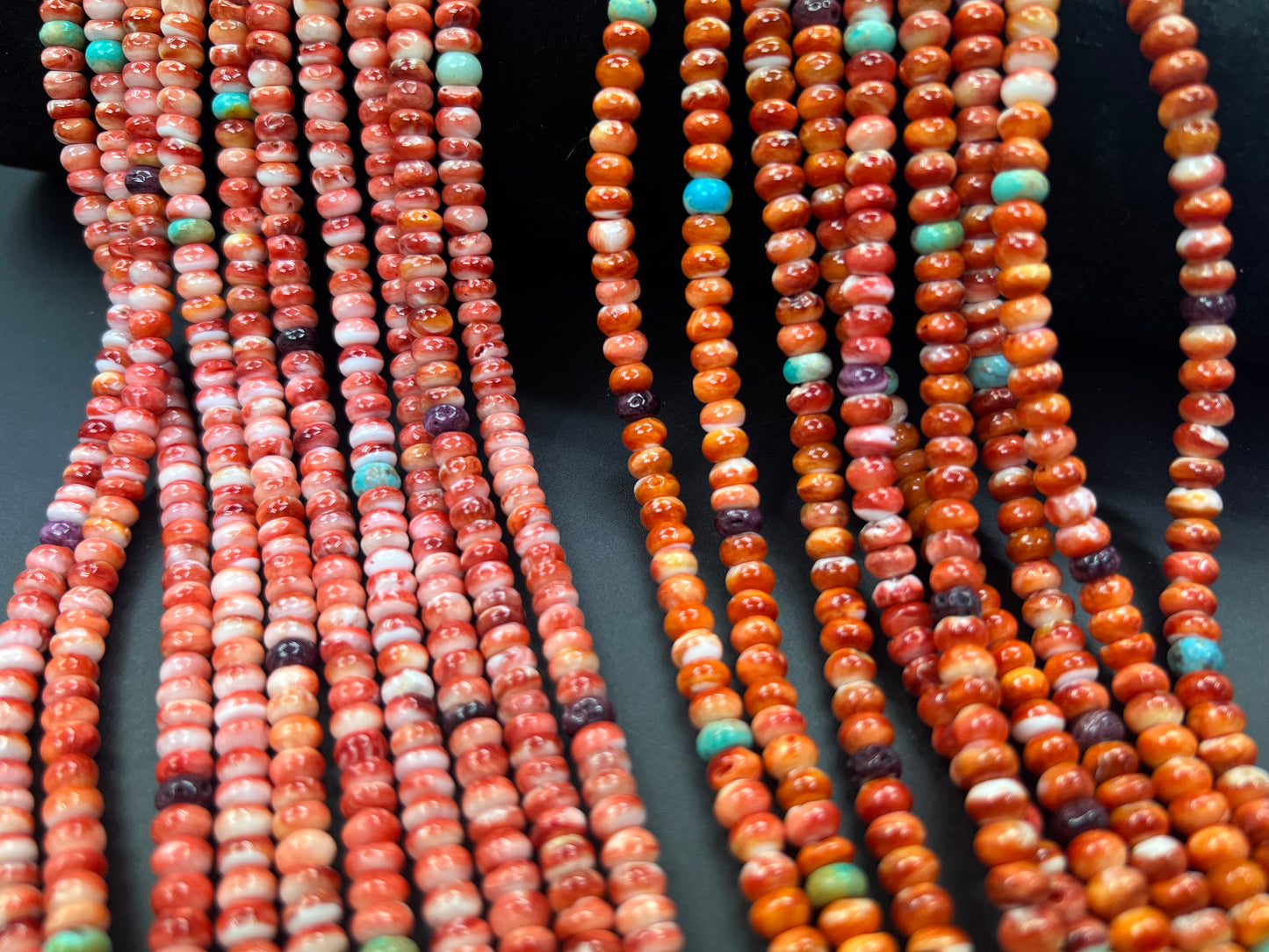 (Mix Color) Spiny Oyster Roundelle Beads 6mm