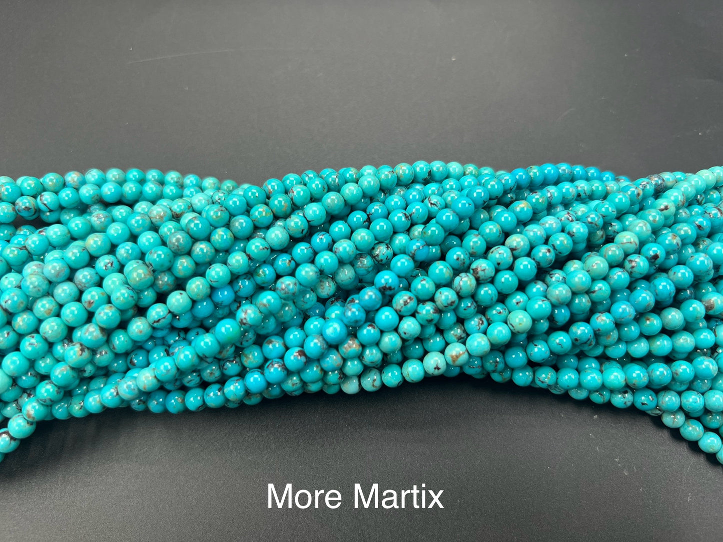 Natural Turquoise Round Bead 5mm