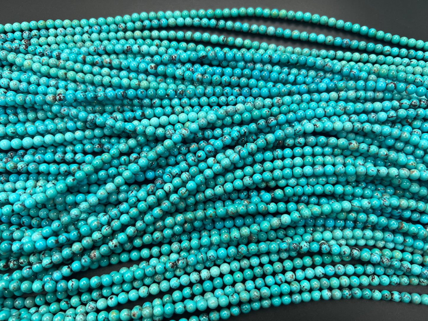 Natural Turquoise Round Bead 5mm
