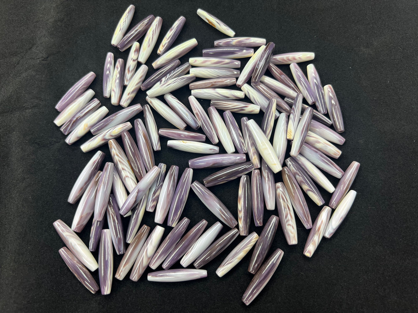 (High) Wampum Hair Pipe Beads Loose Piece