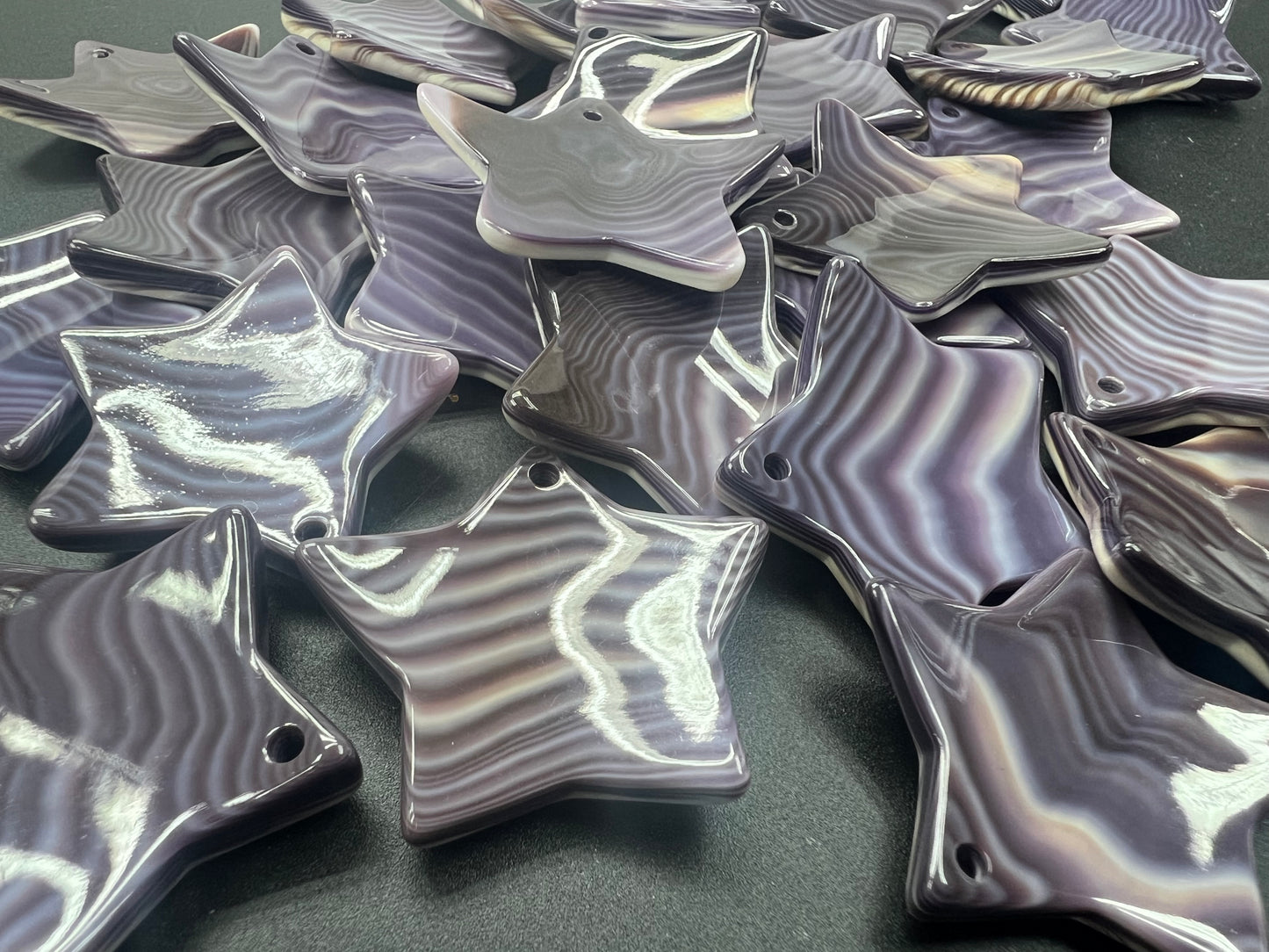 Wampum Shell Star Pendant