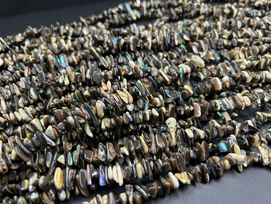 Abalone Shell Chips Strand