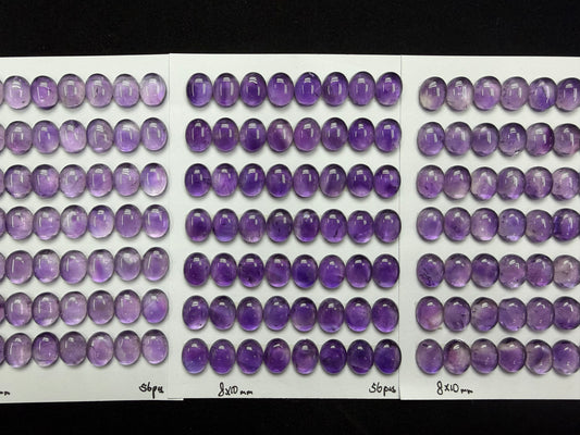 Amethyst Oval Cab 8x10mm
