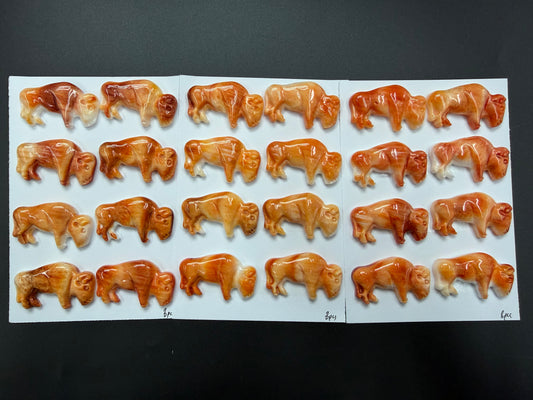 Spiny Oyster Cow Carved Pendant v.2