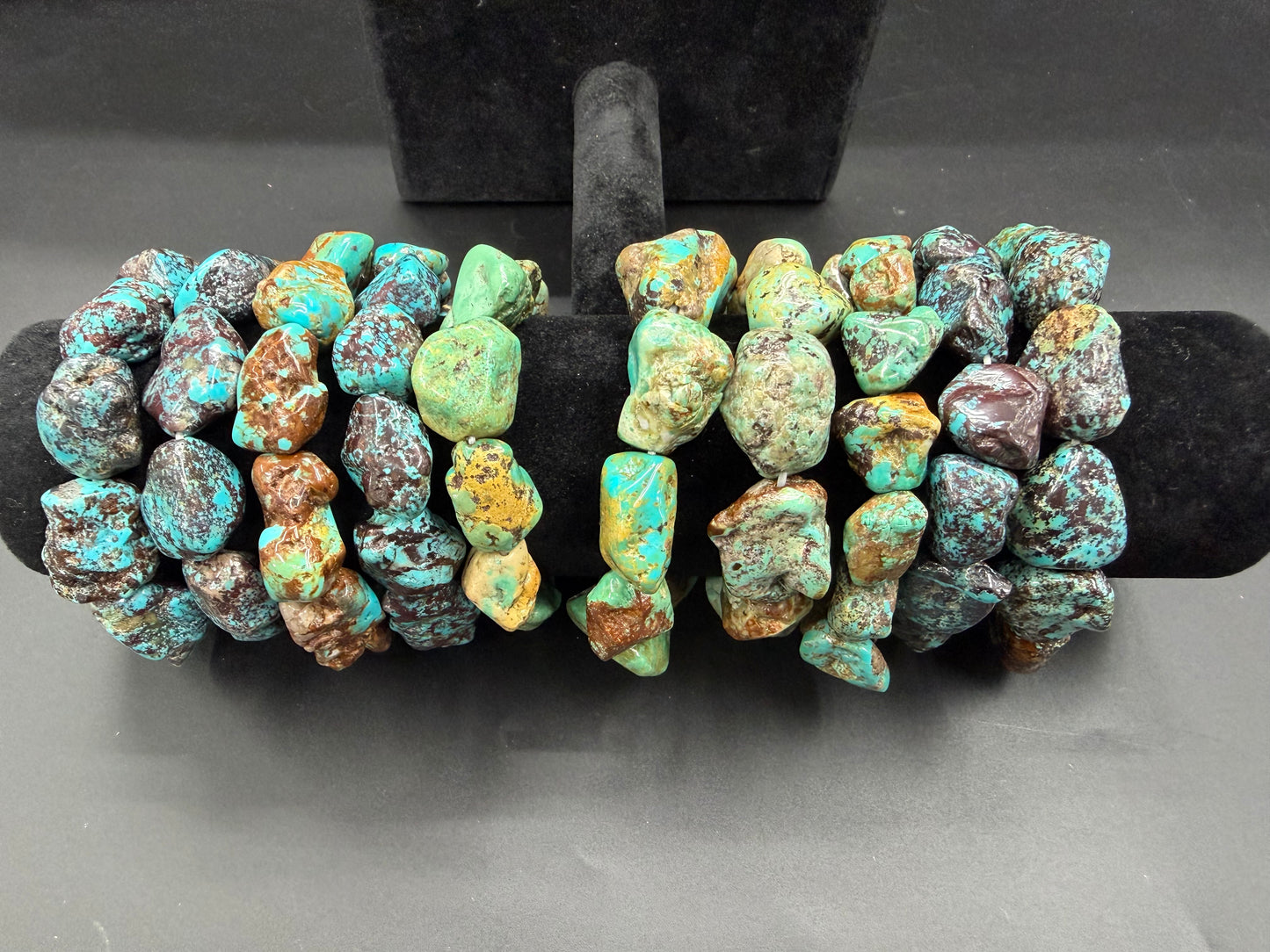 Natural Turquoise Irregular Beads Bracelet