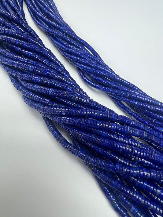 Lapis Heishi Beads Strand 3mm 4mm