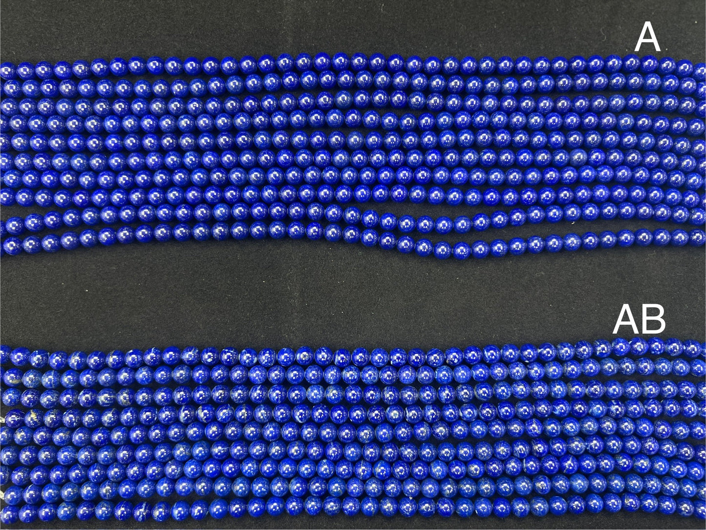 Lapis Round Beads Strand 8mm