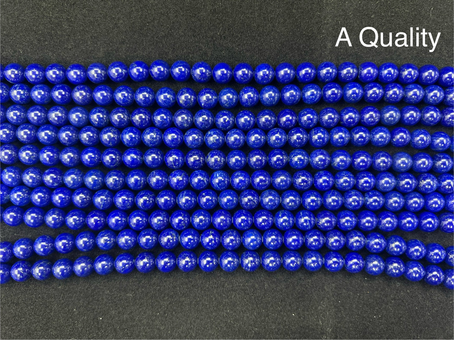 Lapis Round Beads Strand 8mm