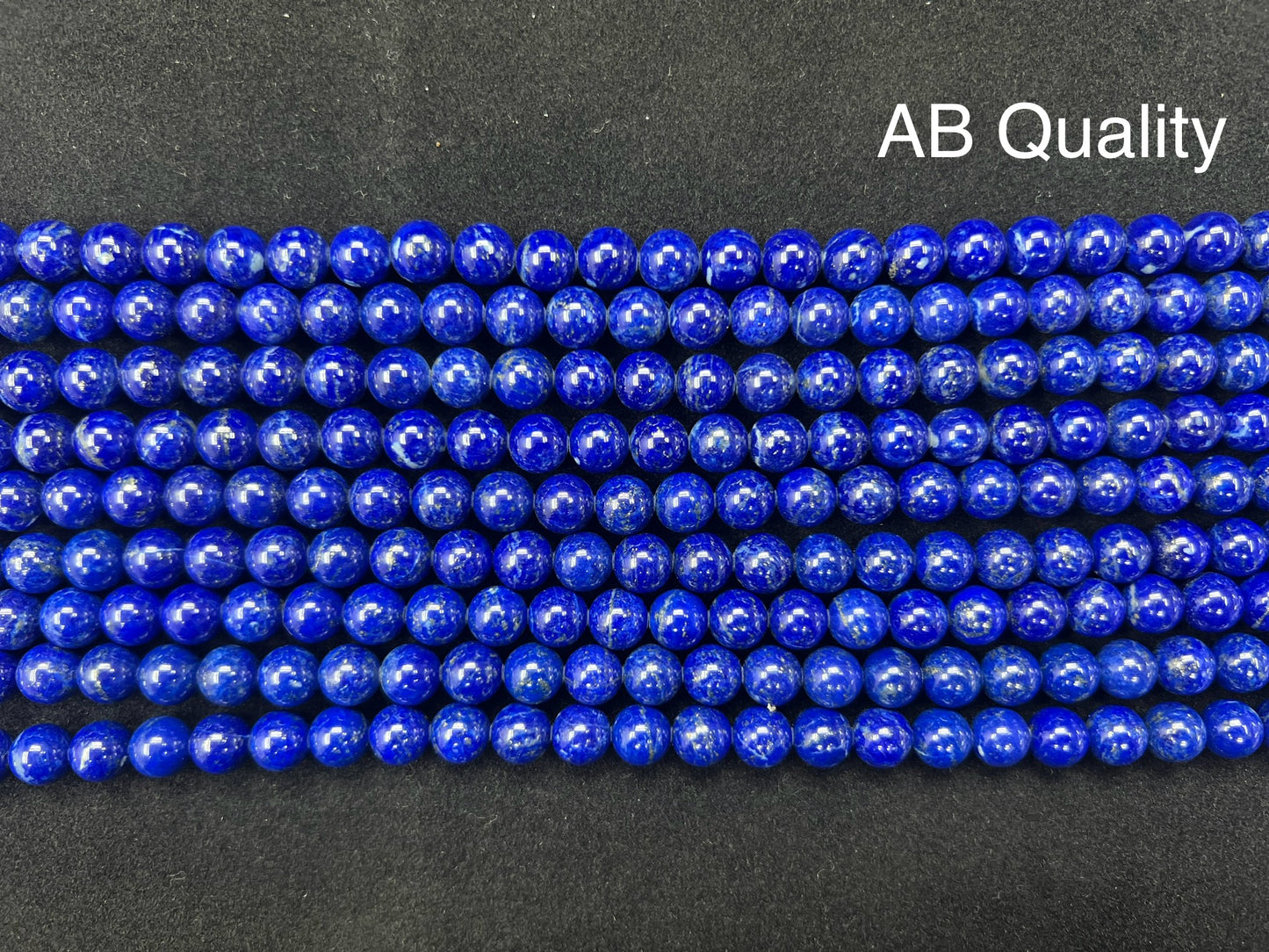 Lapis Round Beads Strand 8mm