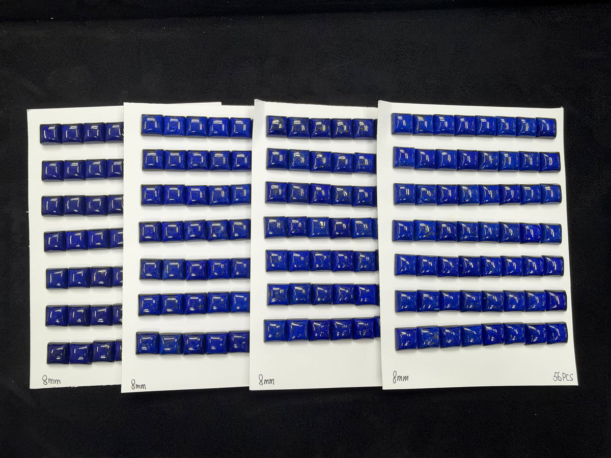 Lapis Square Cab A Grade 8mm 10mm 12mm