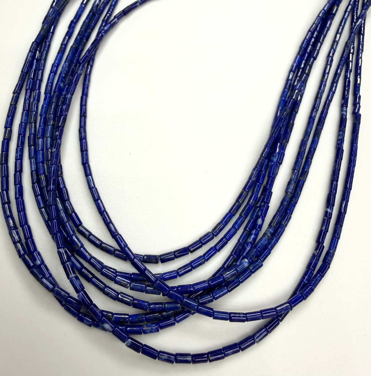 Lapis Tube Beads Strand 3x5mm 4x13mm 8x12mm