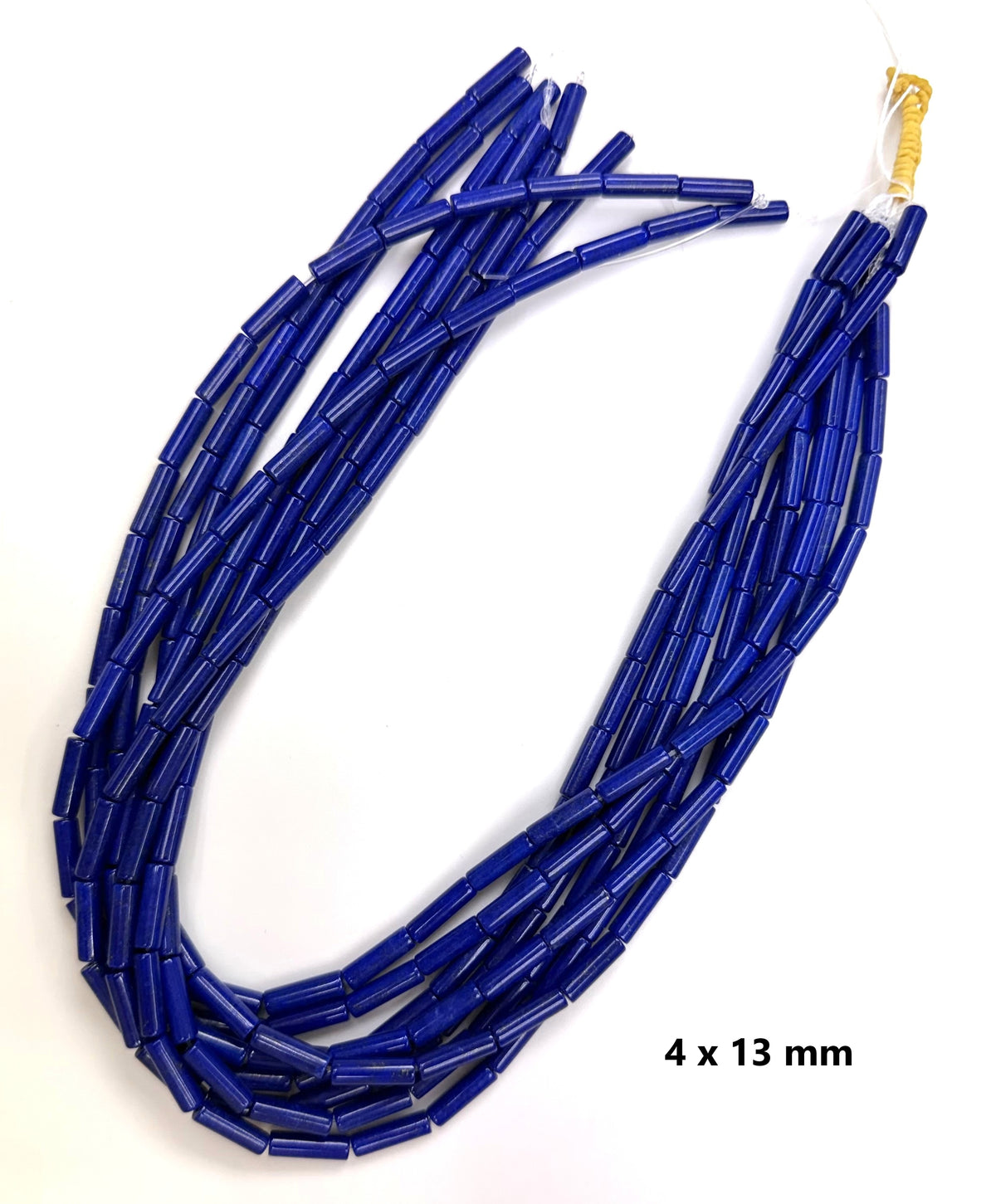 Lapis Tube Beads Strand 3x5mm 4x13mm 8x12mm
