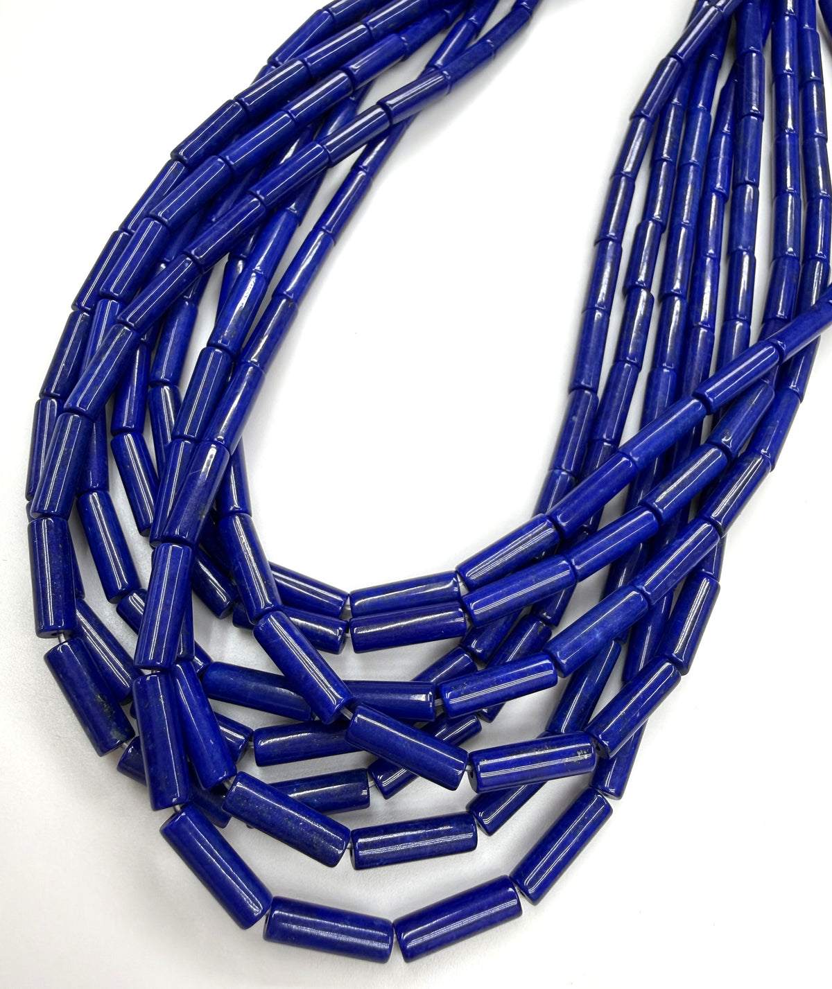 Lapis Tube Beads Strand 3x5mm 4x13mm 8x12mm