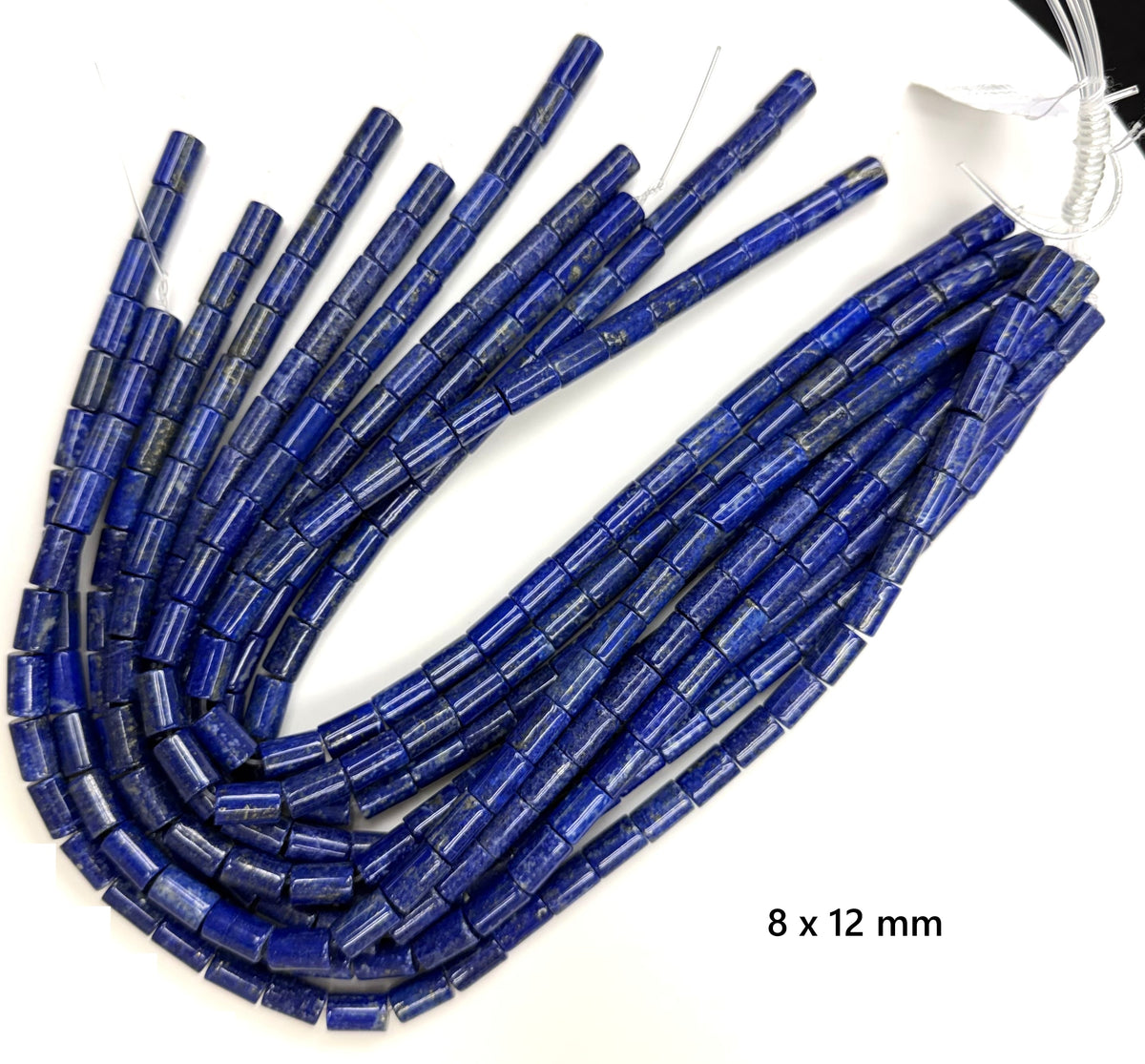 Lapis Tube Beads Strand 3x5mm 4x13mm 8x12mm