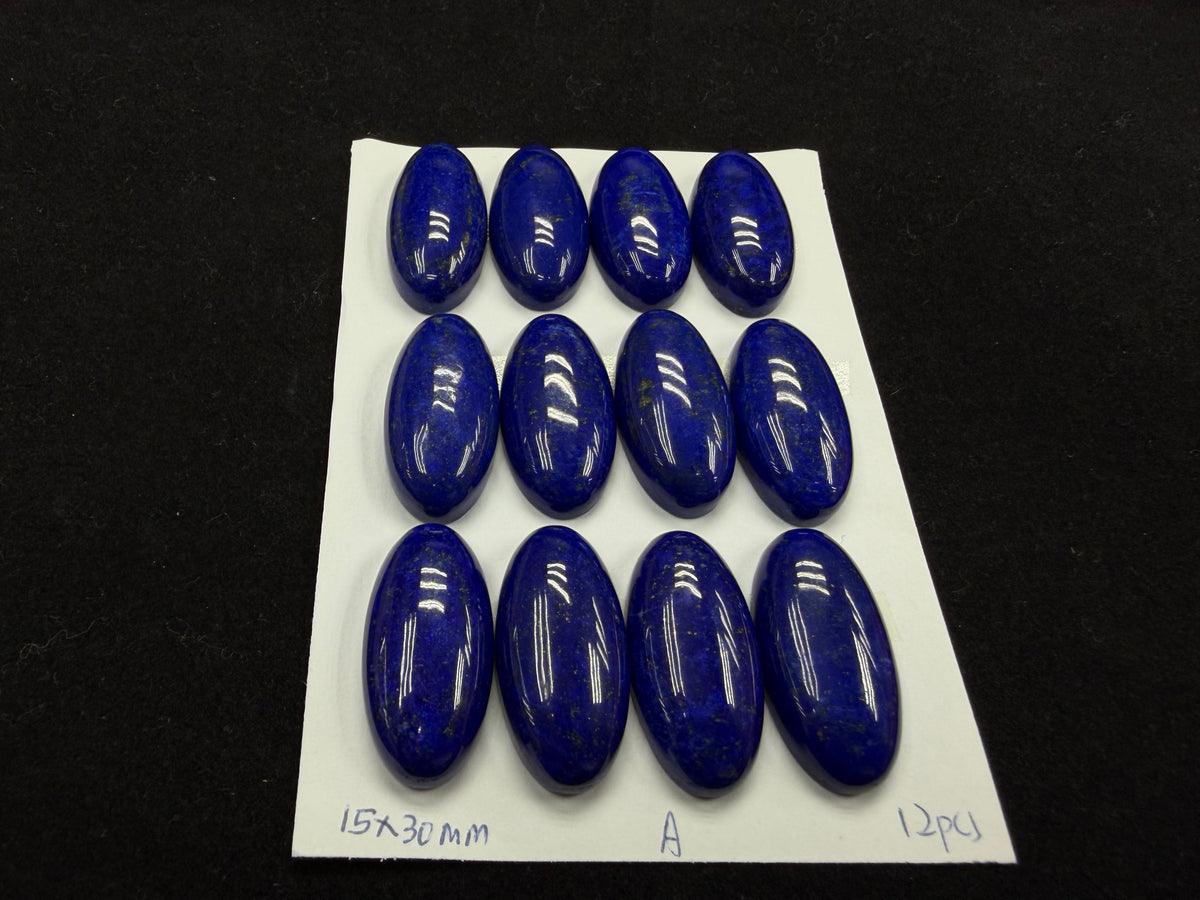 Lapis Oval Cab 15x20mm 12x24mm 15x30mm Grade A