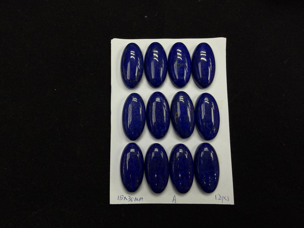 Lapis Oval Cab 15x20mm 12x24mm 15x30mm Grade A