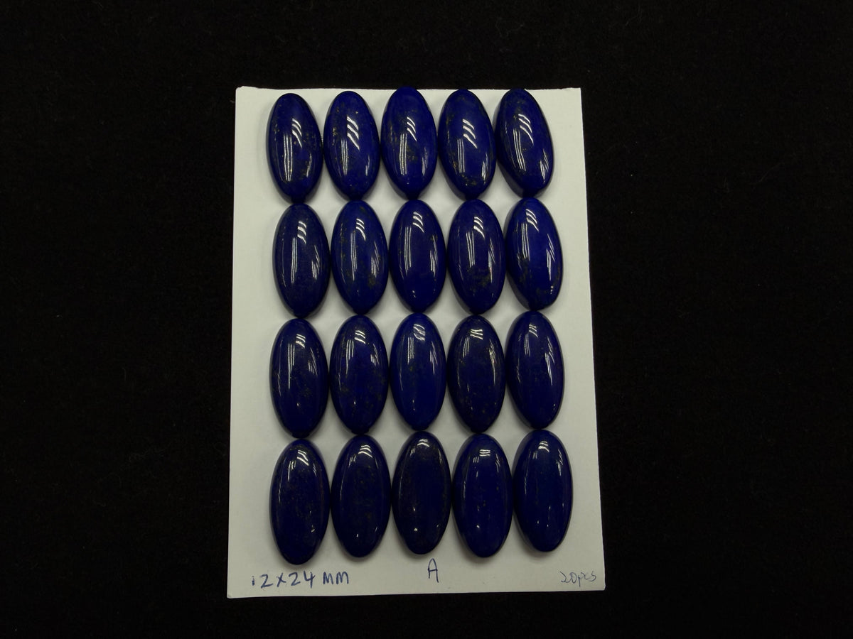 Lapis Oval Cab 15x20mm 12x24mm 15x30mm Grade A