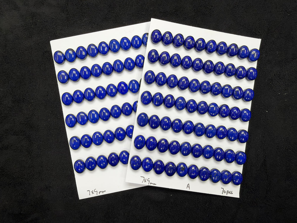 Lapis Oval Cab A Grade 6x8mm 7x9mm, 8x10mm, 8x12mm