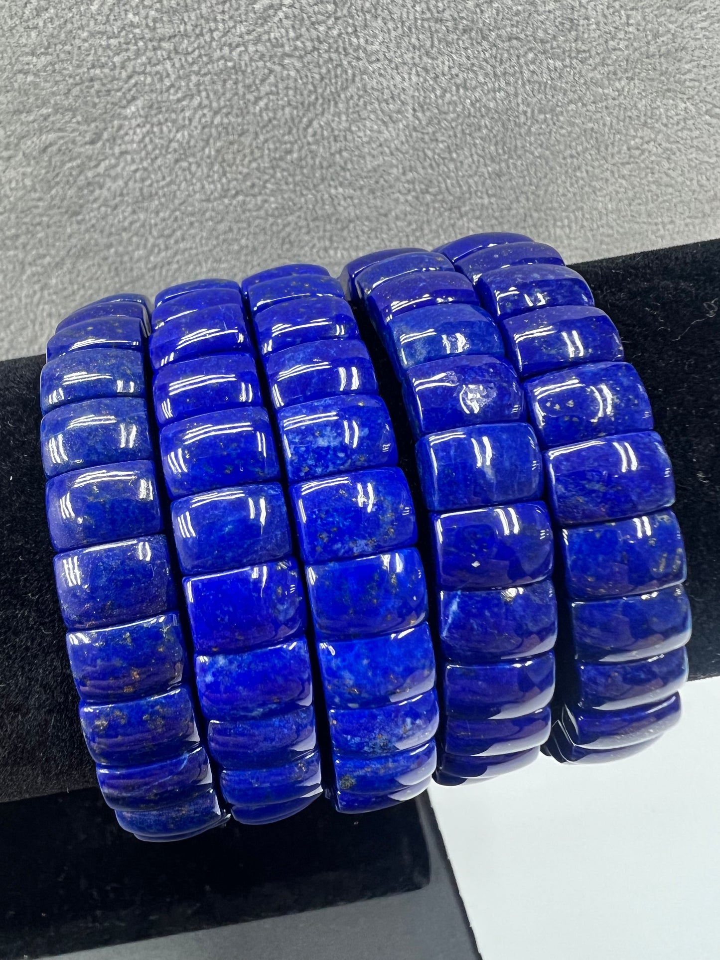 Lapis Rectangle Bracelet 7x10mm