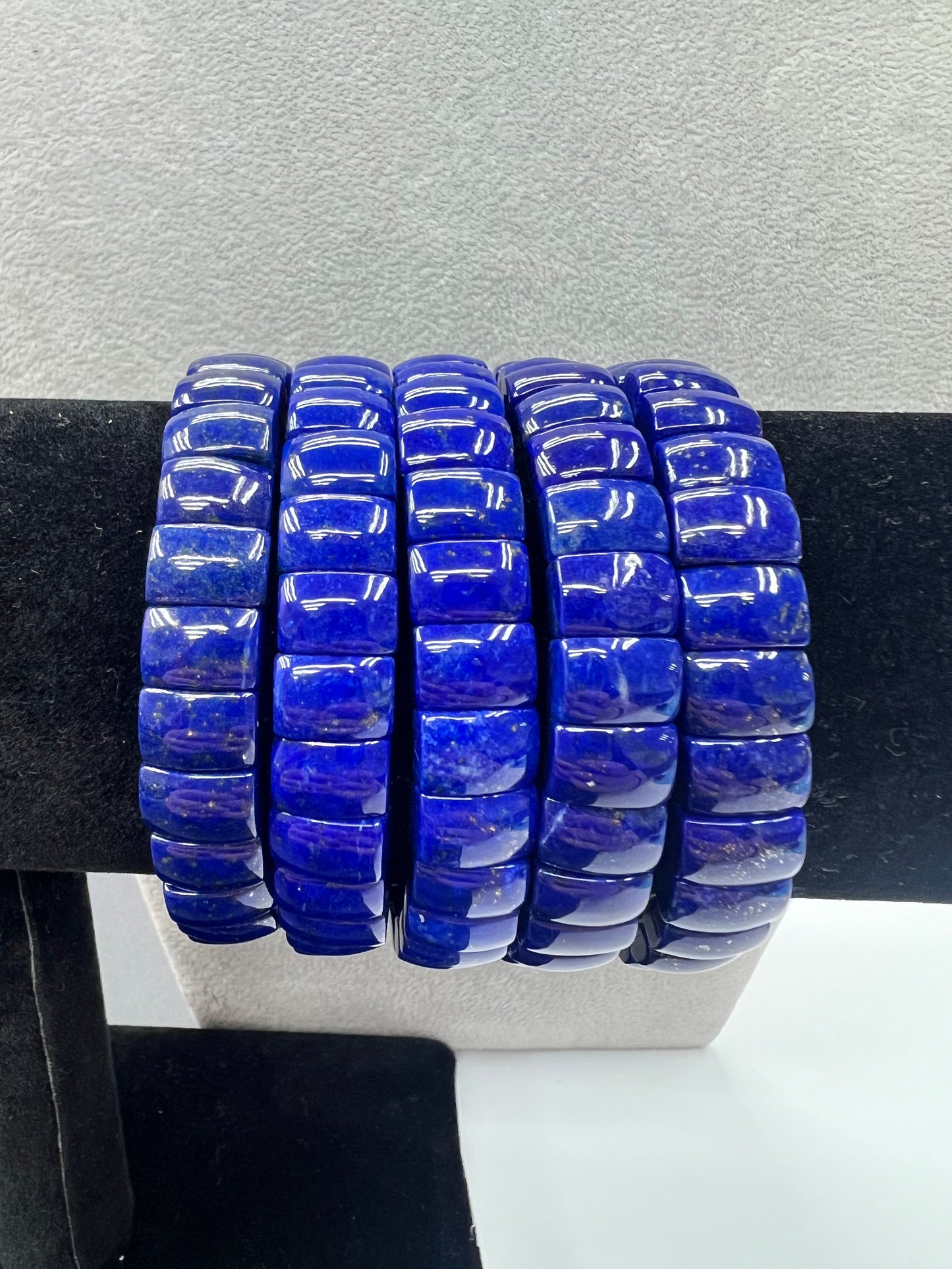 Lapis Rectangle Bracelet 7x10mm