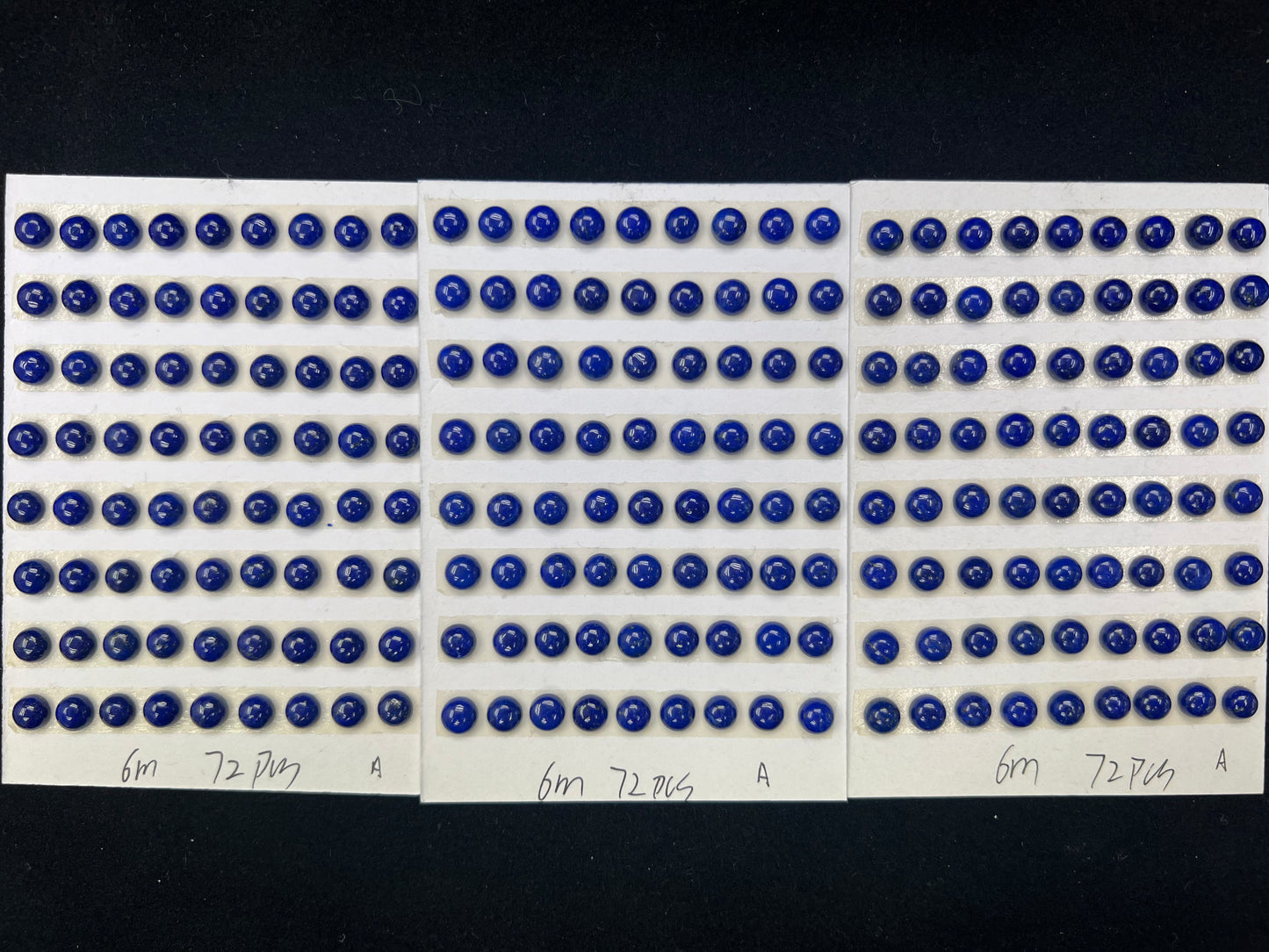 Lapis Round Cab 6mm 10mm A Grade