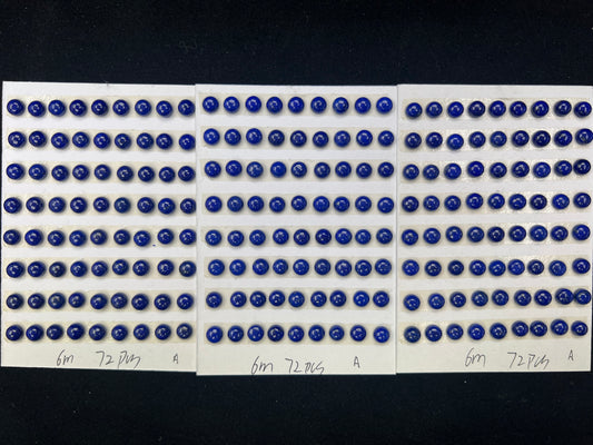 Lapis Round Cab 6mm 10mm A Grade