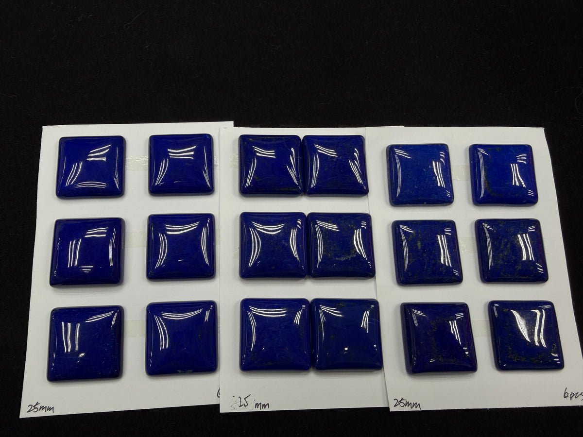 Lapis Square Cab A Grade 14mm 18mm 25mm 28mm