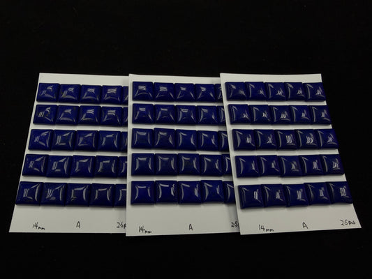 Lapis Square Cab A Grade 14mm 18mm 25mm 28mm