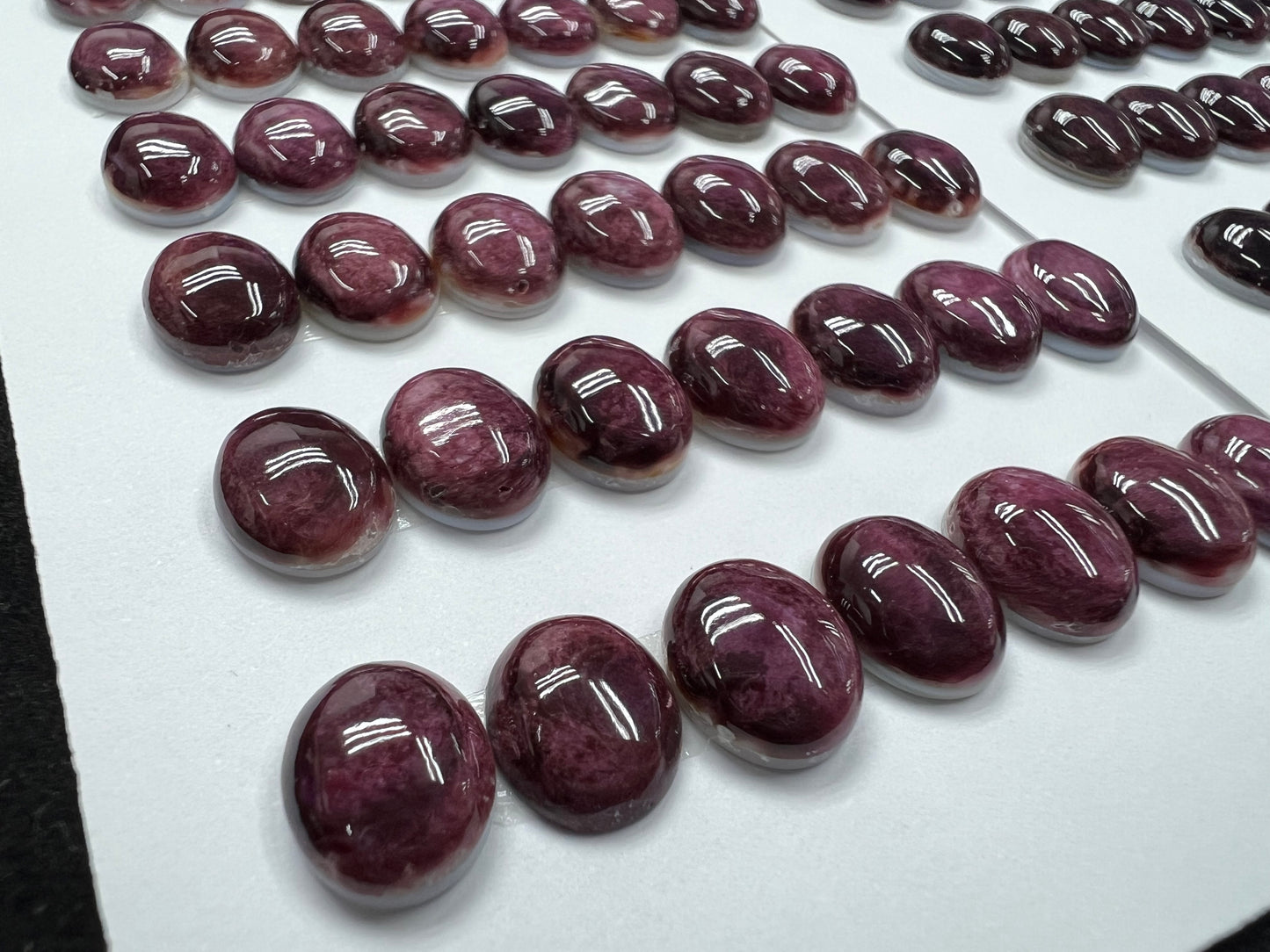 Purple Spiny Oyster Shell Oval Cab 8x10mm