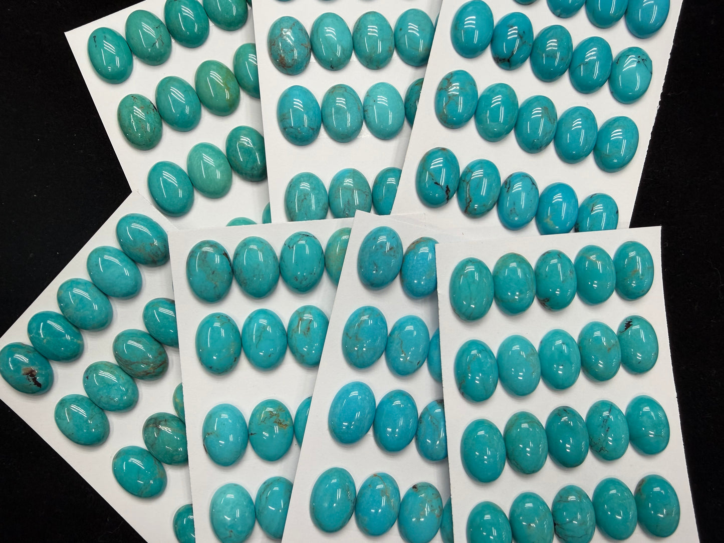 Turquoise Oval Cab 12x16mm 13x18mm 15x20mm
