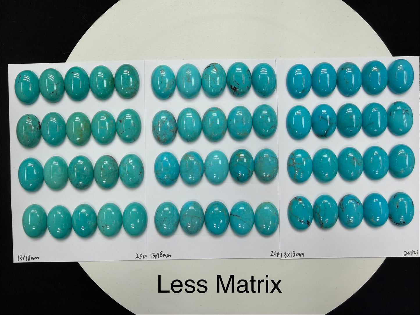 Turquoise Oval Cab 12x16mm 13x18mm 15x20mm