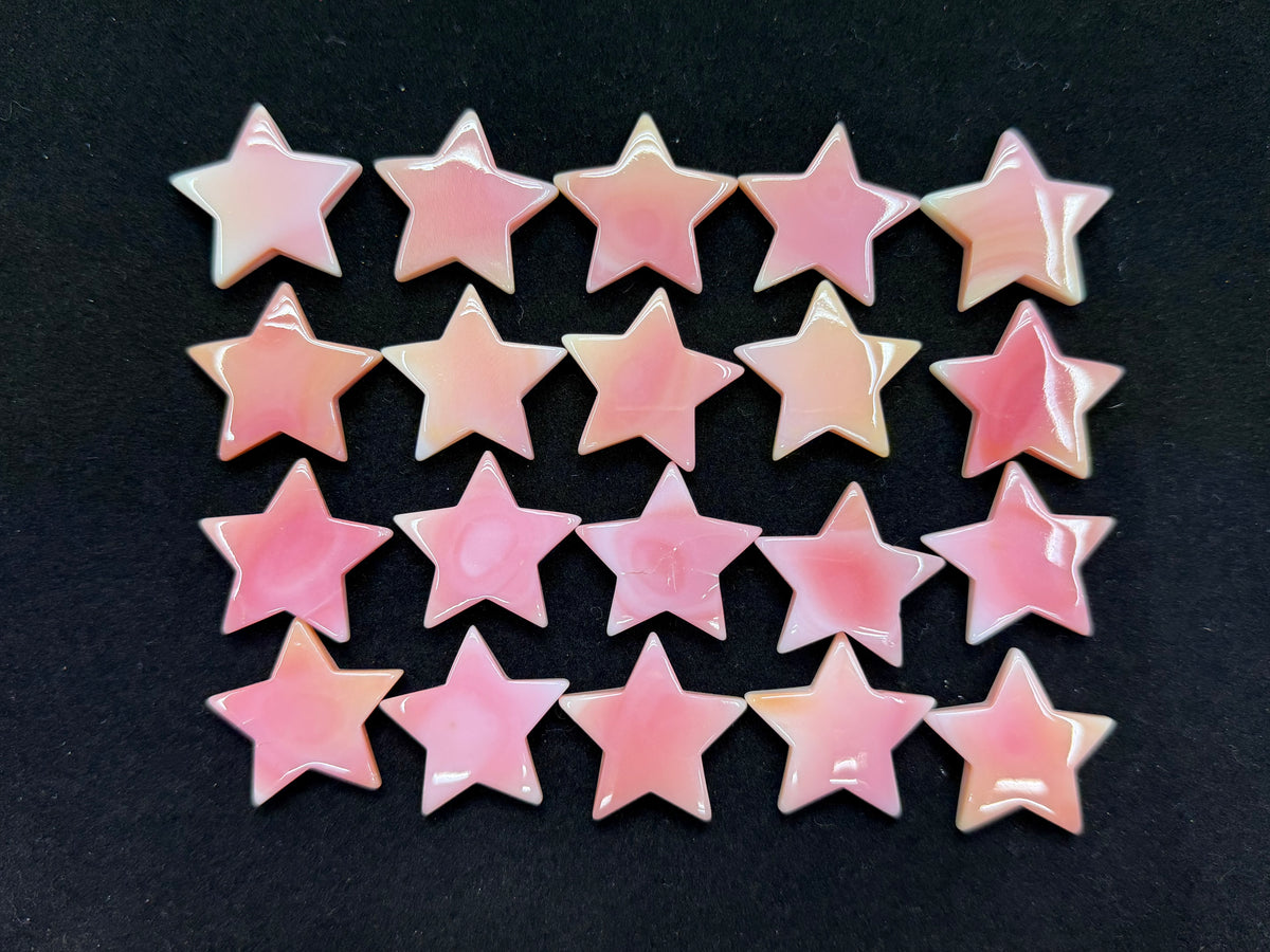 Pink Shell Star Piece 28mm