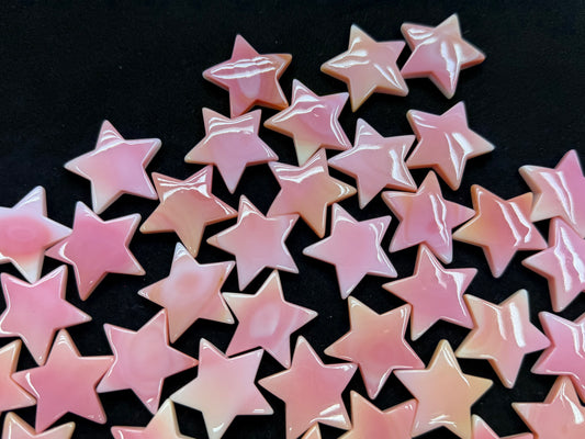 Pink Shell Star Piece 28mm