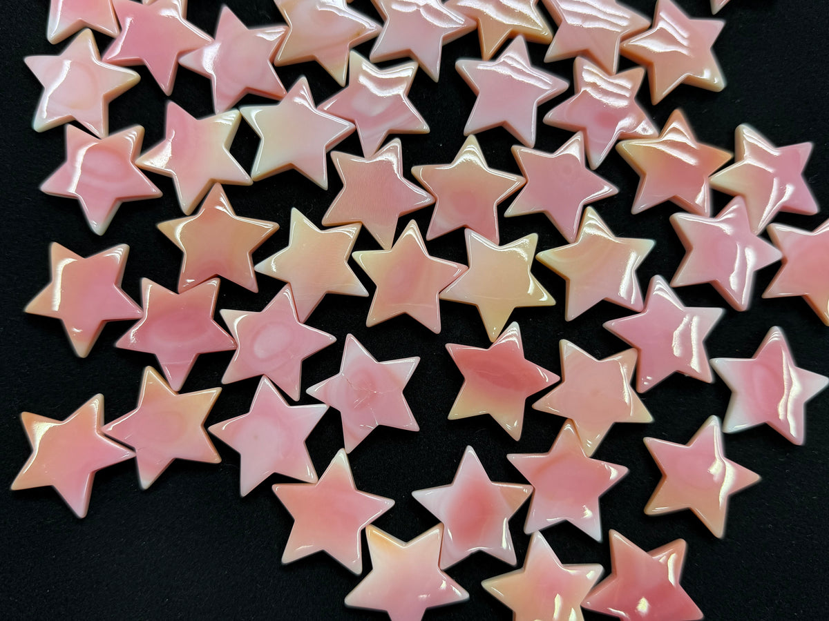 Pink Shell Star Piece 28mm