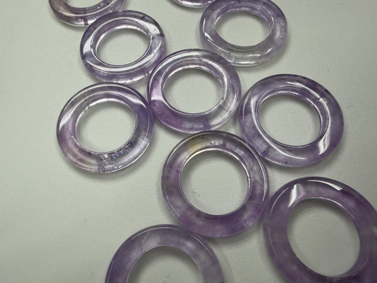 Amethyst/ Blue Chacedony/ Rose Quartz Ring