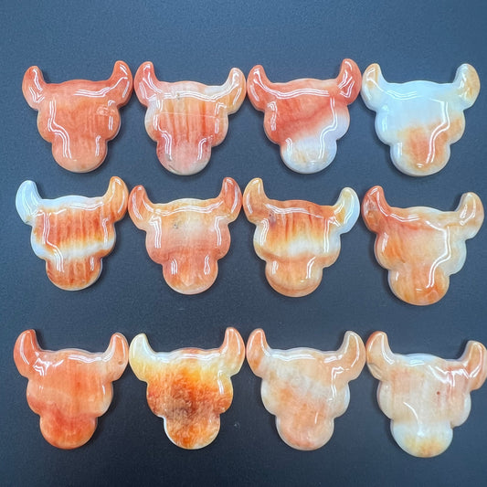Spiny Oyster Cow  Carved Pendant