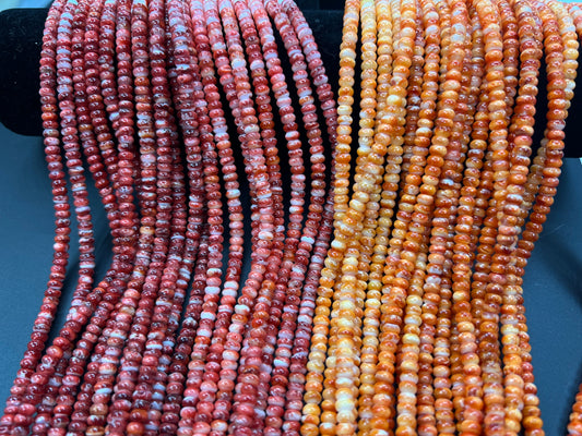 Spiny Oyster Roundelle Beads 5mm