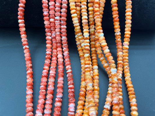 Spiny Oyster Roundelle Beads 6mm