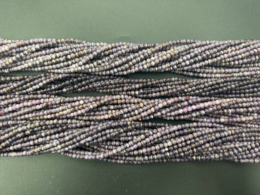(Top+) Wampum Round Bead  3mm