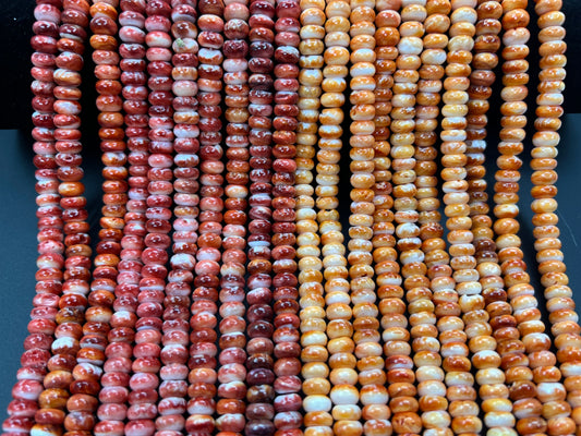 Spiny Oyster Roundelle Beads 8mm